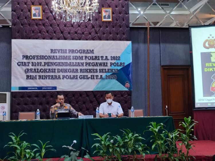 Birorena dan Biddokes Polda Banten Hadiri Rapat Revisi Anggaran Rikkes Seleksi Penerimaan Bintara Polri Gelombang II Tahun Anggaran 2022