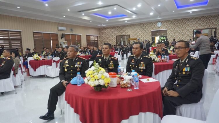 Dansat Brimob Polda Banten Hadiri acara Syukuran HUT Bhayangkara