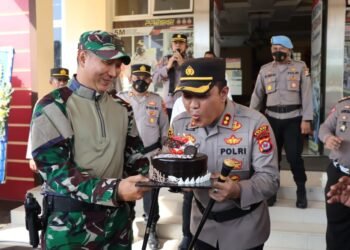 Hari Bhayangkara ke-76, Batalyon Mandala Yudha Serbu Mapolres Lebak