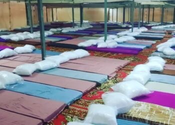 Jemaah Haji 1443 H Mendapatkan Kasur dan Bantal Saat Wukuf di Arafah