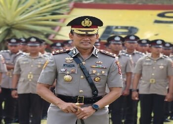 Kapolres Pandeglang Hadiri Pelantikan Siswa Diktuk di SPN Mandalawangi
