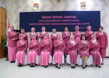 Ketua Bhayangkari Daerah Banten Pimpin Serah Terima Jabatan Dilingkungan Pengurus Bhayangkari dan Ketua Bhayangkari Cabang Cilegon