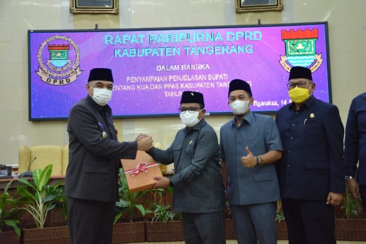 Ketua DPRD Kabupaten Tangerang Terima Draft KUA PPAS