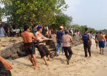 Korban Tenggelam di Pantai La Gundi Carita Kabupaten Pandeglang