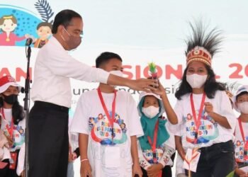 Pesan Presiden di Hari Anak Nasional: Rajin Belajar dan Jaga Kesehatan