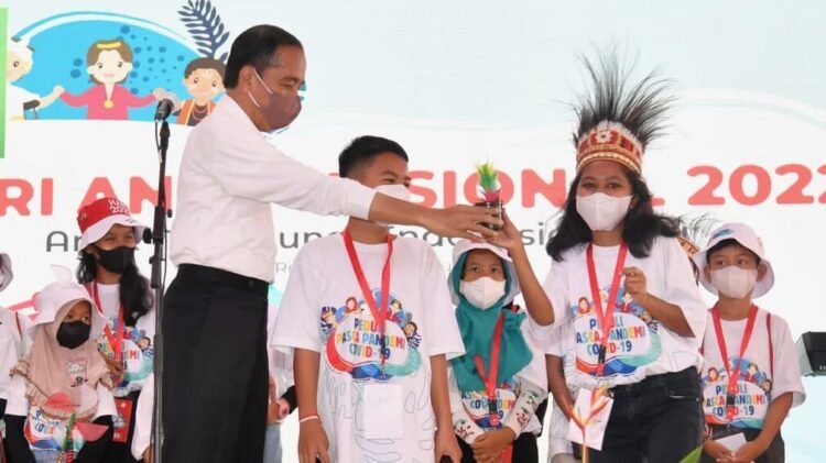 Pesan Presiden di Hari Anak Nasional: Rajin Belajar dan Jaga Kesehatan