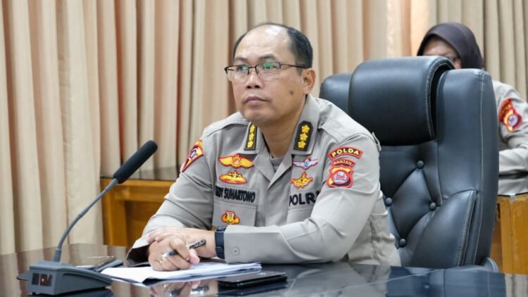 Polda Banten Menggelar Rapat Anev Aman Nusa II Maung Dalam Rangka Penanganan PMK