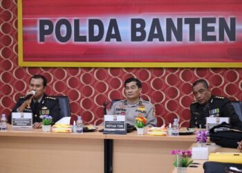Polda Banten Terima Kunjungan Tim Wasops Dalam Rangka Aman Nusa II Lanjutan Penanganan Covid-19