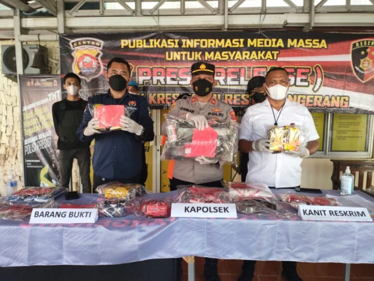 Polsek Kresek Polresta Tangerang Berhasil Ringkus Pelaku Pembobol Toko Spare Part Kendaraan