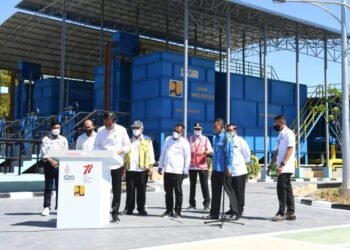 Presiden Joko Widodo Resmikan SPAM Wae Mese II