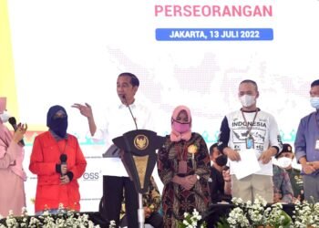 Presiden Jokowi Dorong Pelaku UMKM Manfaatkan Platform Daring untuk Dongkrak Omzet