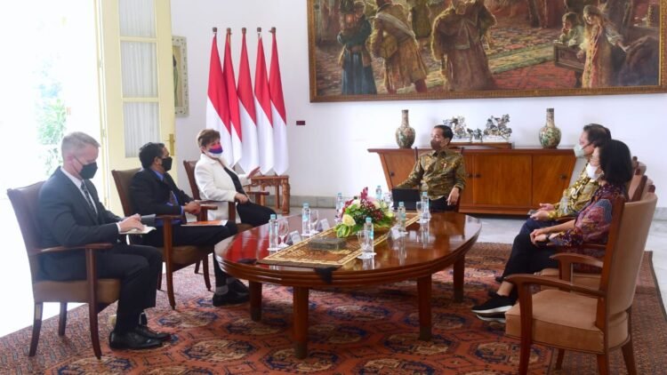 Presiden Jokowi Terima Delegasi Dana Moneter Internasional