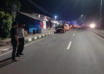 Satlantas Polresta Serang Kota Evakuasi Korban Kecelakaan Beruntun
