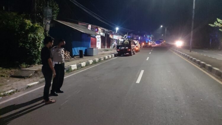 Satlantas Polresta Serang Kota Evakuasi Korban Kecelakaan Beruntun