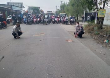 Satlantas Polresta Tangerang Evakuasi Korban Kecelakaan MD Ditempat