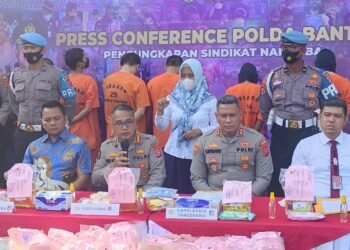Satresnarkoba Polresta Tangerang Ungkap Sindikat Pengedar Narkoba Jaringan Internasional