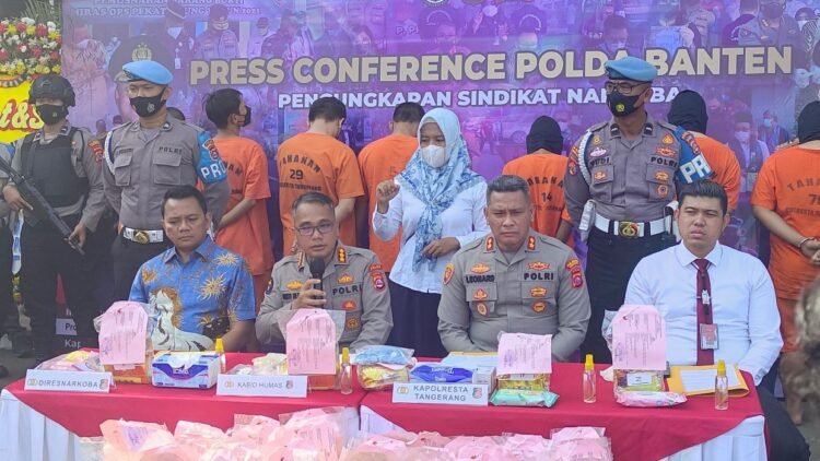 Satresnarkoba Polresta Tangerang Ungkap Sindikat Pengedar Narkoba Jaringan Internasional