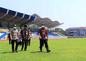 Cek Persiapan Porprov Banten, Walikota Arief Sentil Kinerja Dinas Pemuda dan Olahraga