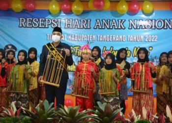 Hadiri Puncak Perayaan HAN, Bupati Zaki: Pemenuhi Hak Anak