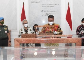 Naskah Asli Teks Proklamasi Akan Disandingkan dengan Bendera Pusaka di Istana Merdeka