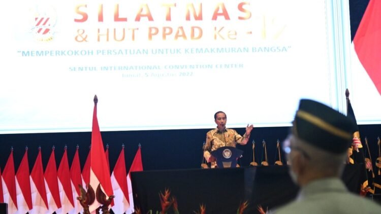 Presiden Jokowi Hadiri Silatnas PPAD Tahun 2022 di Sentul