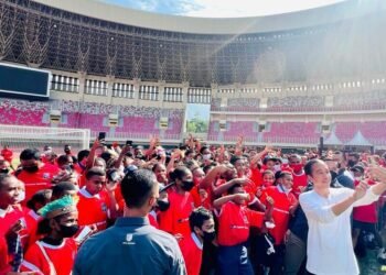 Presiden Jokowi Luncurkan Papua Football Academy