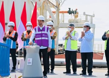 Presiden Jokowi Resmikan Terminal Kijing Pelabuhan Pontianak di Kabupaten Mempawah