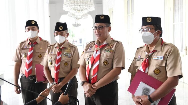 Presiden Jokowi Terima Kunjungan Kwarnas Gerakan Pramuka