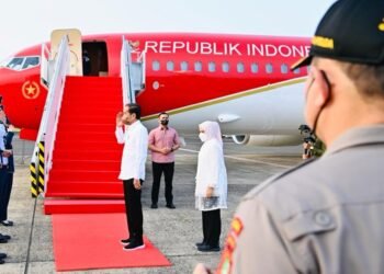 Presiden Jokowi dan Ibu Iriana Kunjungan Kerja ke Kalimantan Barat