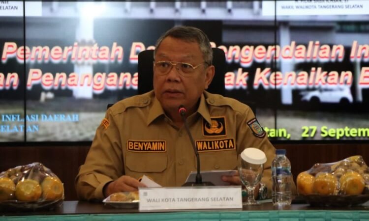 Tekan Angka Inflasi, Wali Kota Tangsel Sampaikan Langkah Antisipatif di Rakor TPID