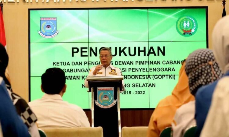 Pelantikan DPC GOPTKI Tangsel, Benyamin Davnie Minta Peran Aktif dan Inovasi Terhadap Pendidikan Usia Dini