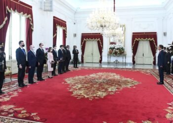 Presiden Jokowi Terima Surat Kepercayaan Delapan Duta Besar Negara Sahabat