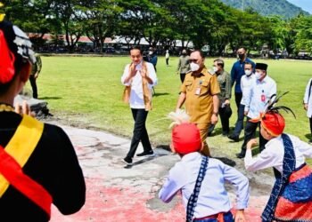 Presiden Tiba di Halmahera Barat Setelah Rampungkan Kunjungan di Ternate