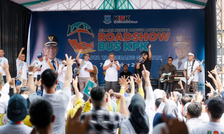 Berjalan Sukses, Rangkaian Kegiatan Roadshow Bus KPK di Tangsel Resmi Ditutup