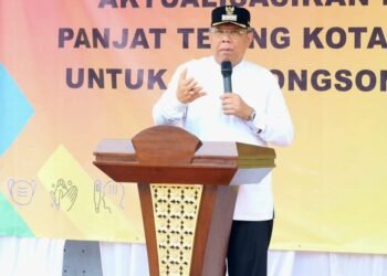 Pelantikan FPTI Tangsel Masa Bakti 2022-2025, Benyamin Davnie Yakin Panjat Tebing Cetak Prestasi di Porprov