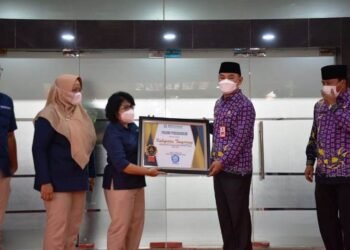 Di HUT Ke – 390, Pemkab Tangerang Capai UHC dari BPJS Kesehatan