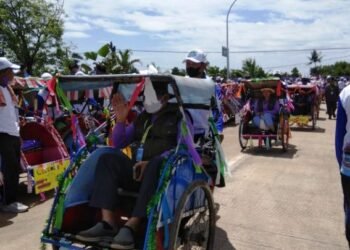 Di Ketapang Urban Culture, Delegasi PEMSEA Diajak Naik Becak