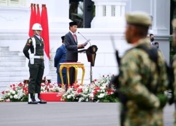 HUT ke-77 TNI, Presiden Minta TNI dan Polri Bersinergi Sukseskan Agenda Nasional