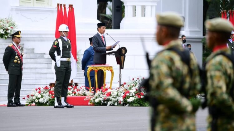 HUT ke-77 TNI, Presiden Minta TNI dan Polri Bersinergi Sukseskan Agenda Nasional