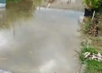 Turab Kali Item Jebol, Perumahan Griya Artha Sepatan Kebanjiran