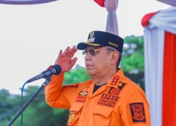 Antisipasi Dampak Bencana, Benyamin Davnie Pimpin Apel Kesiapsiagaan