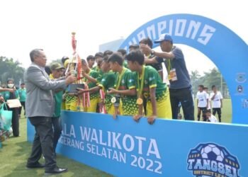 Benyamin Tutup Turnamen Piala Wali Kota Tangerang Selatan 2022