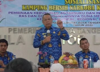 Sosialisasikan Kampung Bersinar, Benyamin Davnie: Upaya Pemkot Tangsel Berantas Narkoba