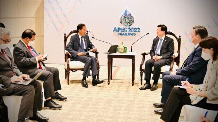 Bertemu Chief Executive Hong Kong, Presiden Bahas Isu Perdagangan dan Investasi, serta Perlindungan WNI