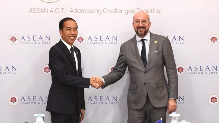 Bertemu Presiden Dewan Eropa, Presiden Dorong Peningkatan Kerja Sama Indonesia-Uni Eropa