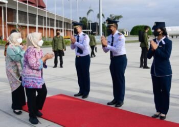 Ibu Iriana dan OASE KIM Kunjungan Kerja ke Provinsi Sumatra Selatan