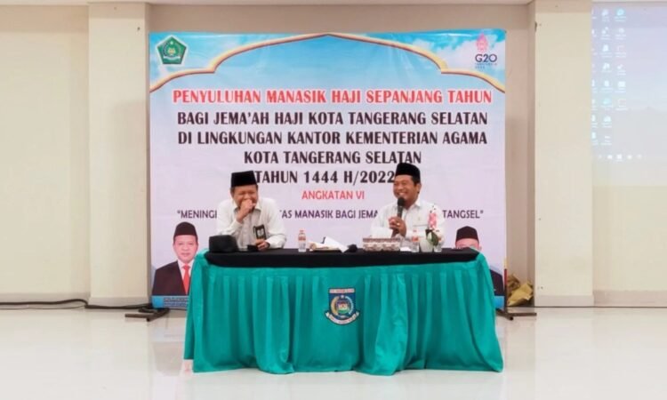 Kepala Kantor Kemenag Tangsel Tutup Kegiatan Penyuluhan Manasik Haji Sepanjang Tahun
