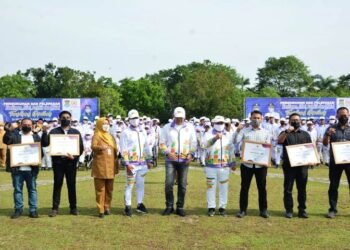 Kukuhkan Kontingen Porprov Kabupaten Tangerang Bupati Zaki: Pertahankan Juara Umum