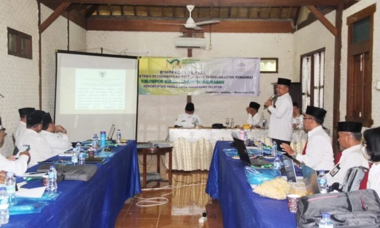 Pokjawas Kemenag Tangsel Gelar Bimtek Penguatan Kompetensi PKB Pengawas