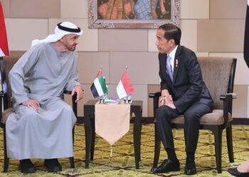 Presiden Jokowi Bertemu dengan Presiden MBZ di BNDCC